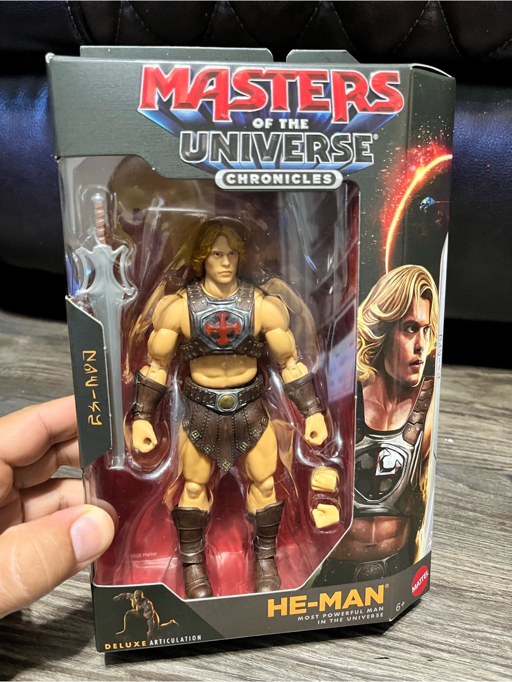 Masters of the Universe Chronicles HE-MAN Action Figure - Tan & Brown